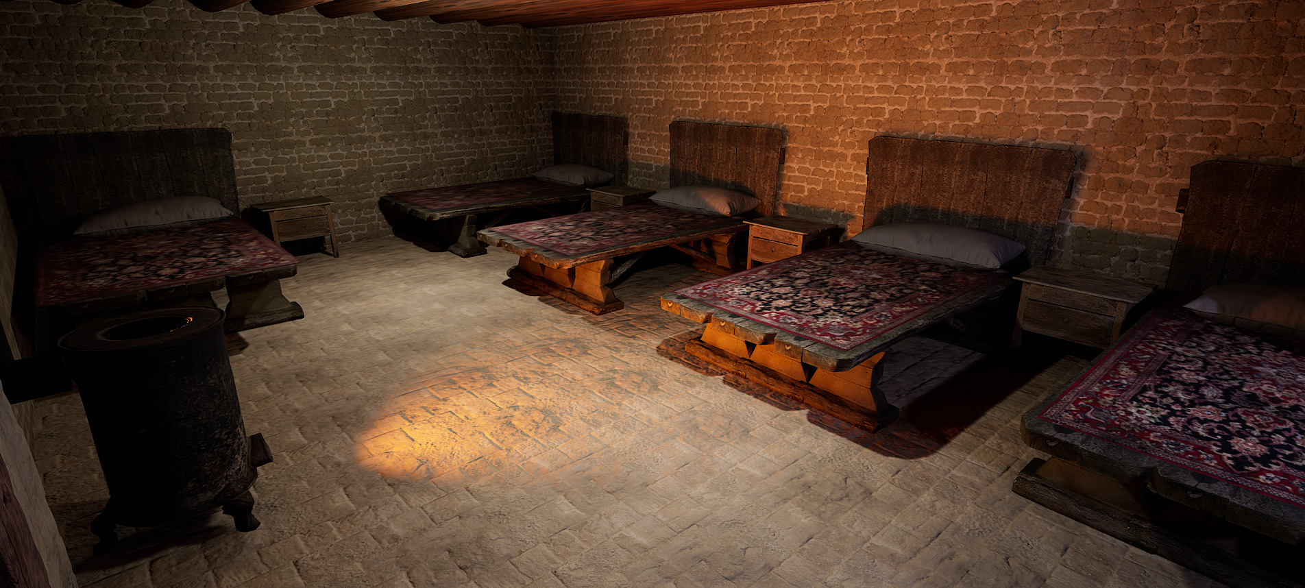 Village Environment Interior Exterior 3D model_29