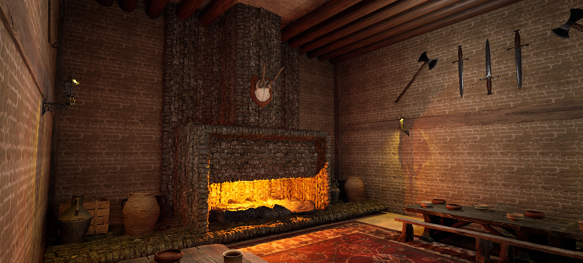 Village Environment Interior Exterior 3D model_40