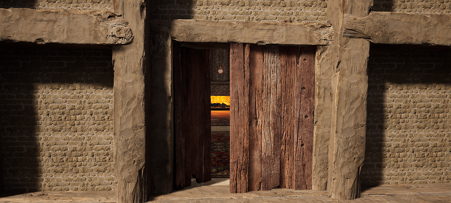 Village Environment Interior Exterior 3D model_22