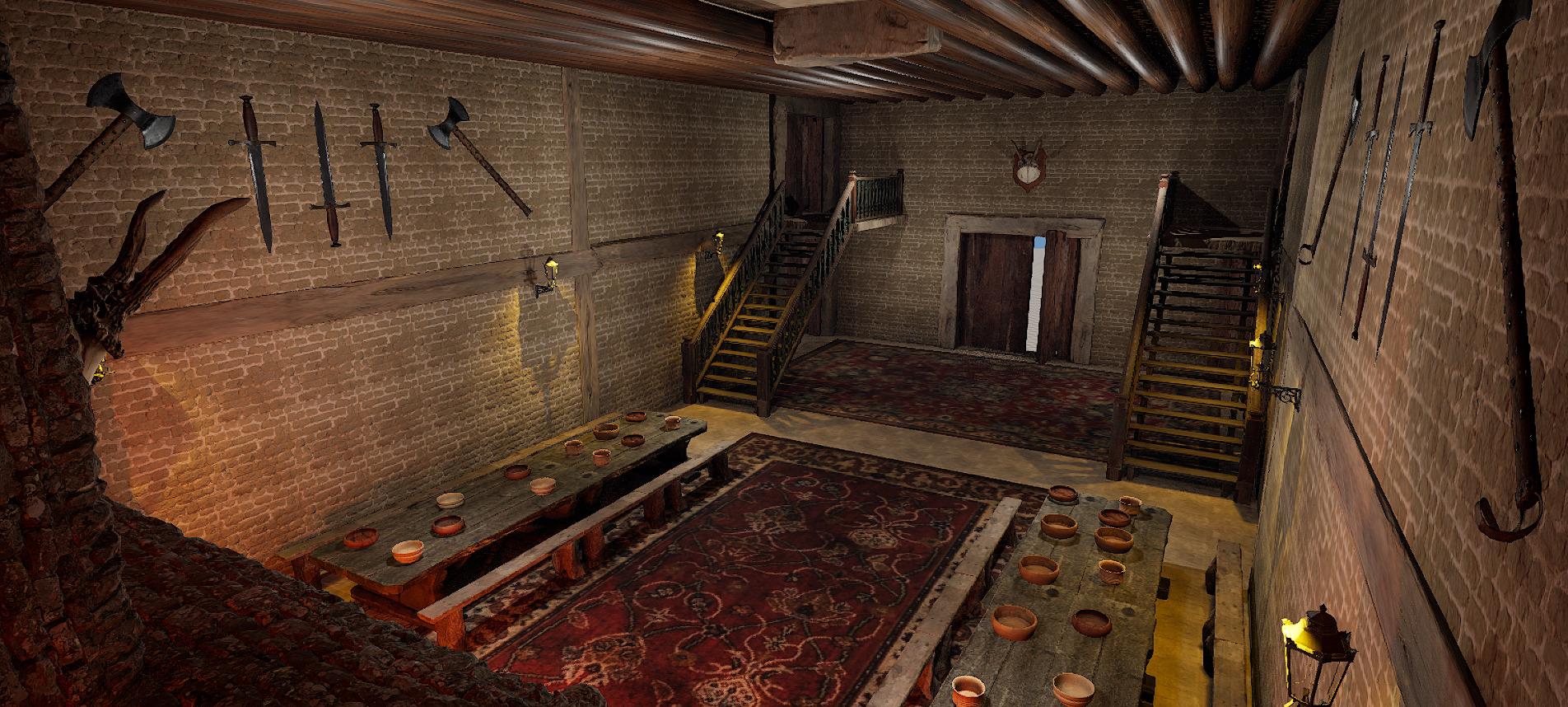 Village Environment Interior Exterior 3D model_42