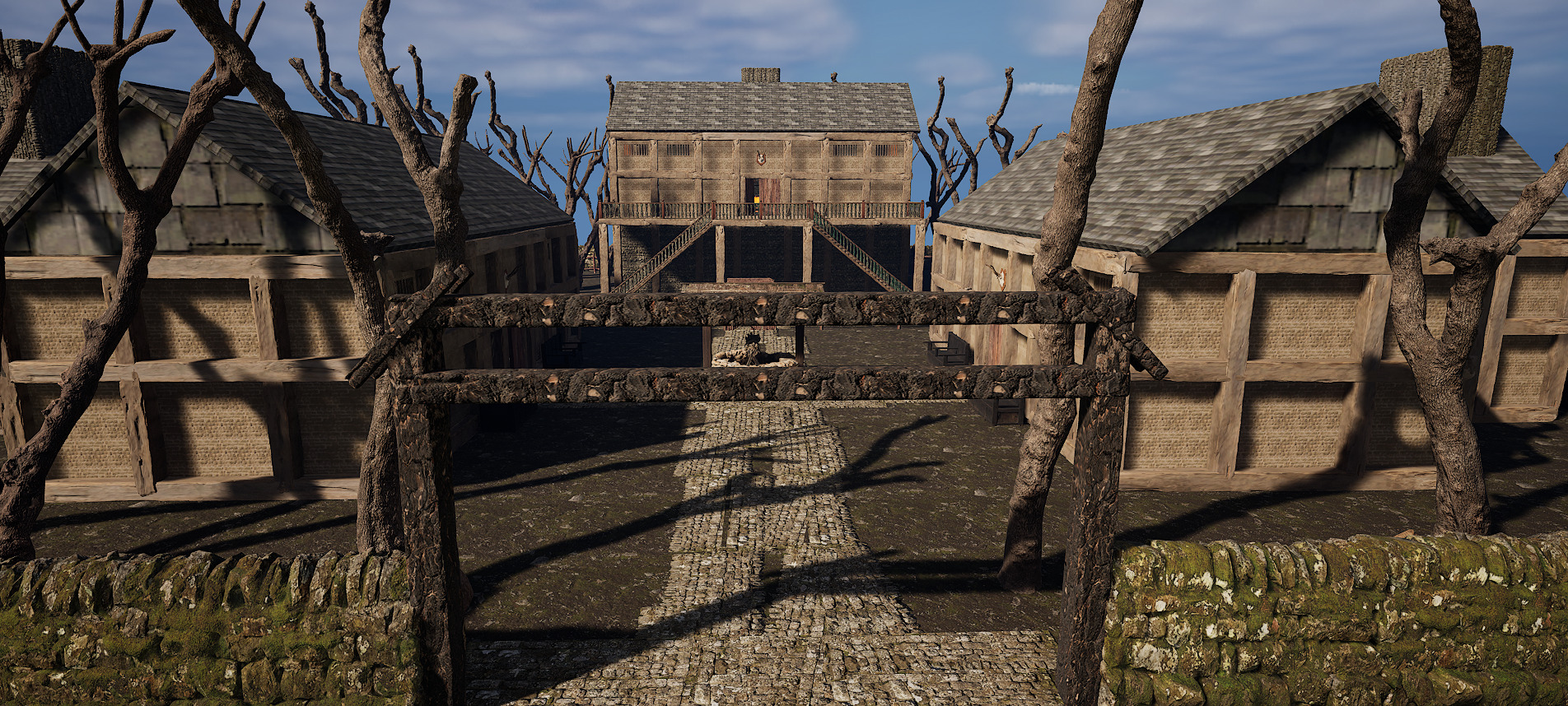 Village Environment Interior Exterior 3D model_2