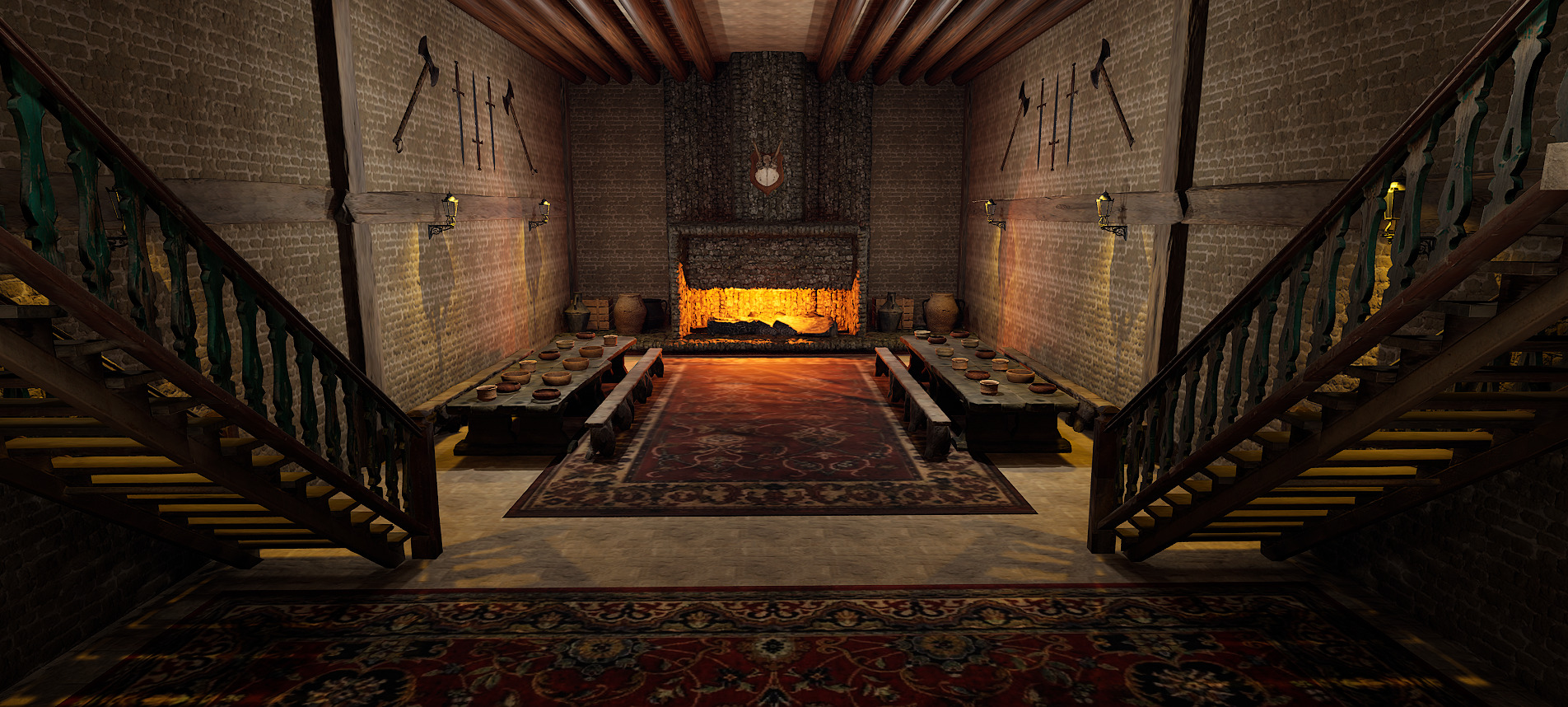 Village Environment Interior Exterior 3D model_34