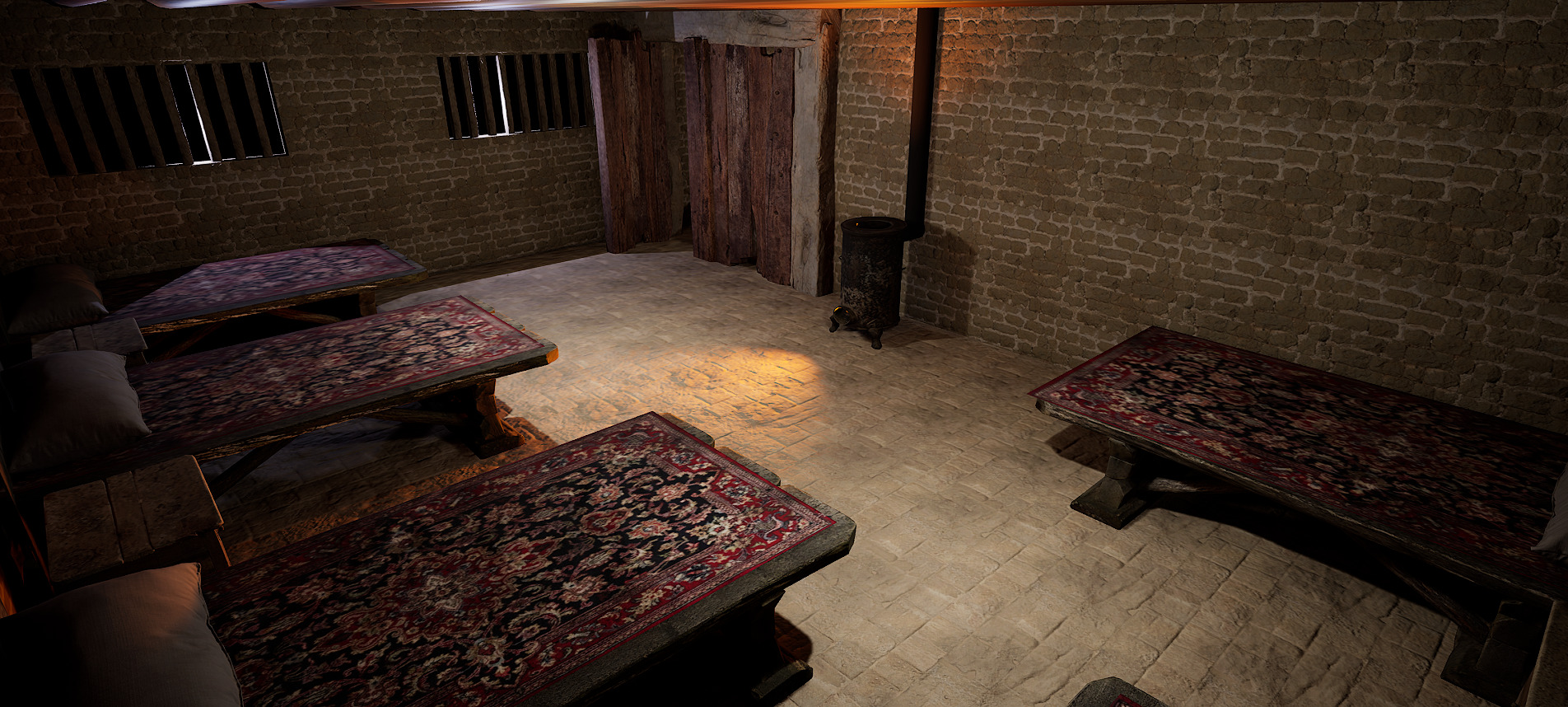 Village Environment Interior Exterior 3D model_30