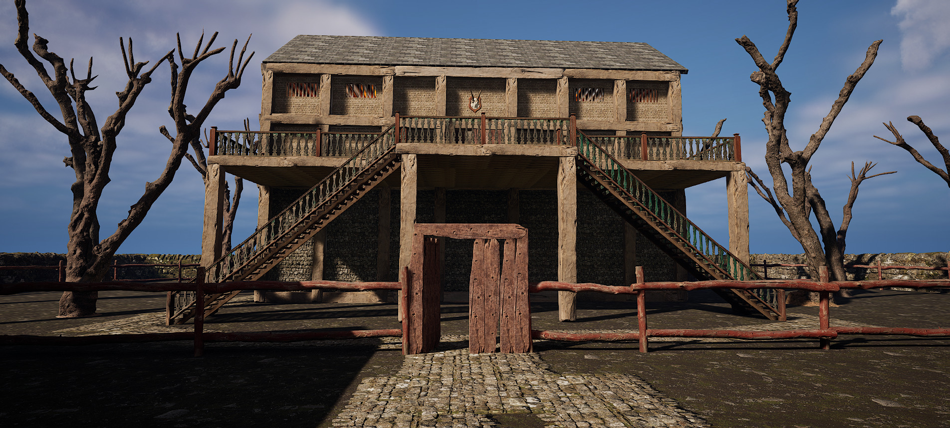 Village Environment Interior Exterior 3D model_10