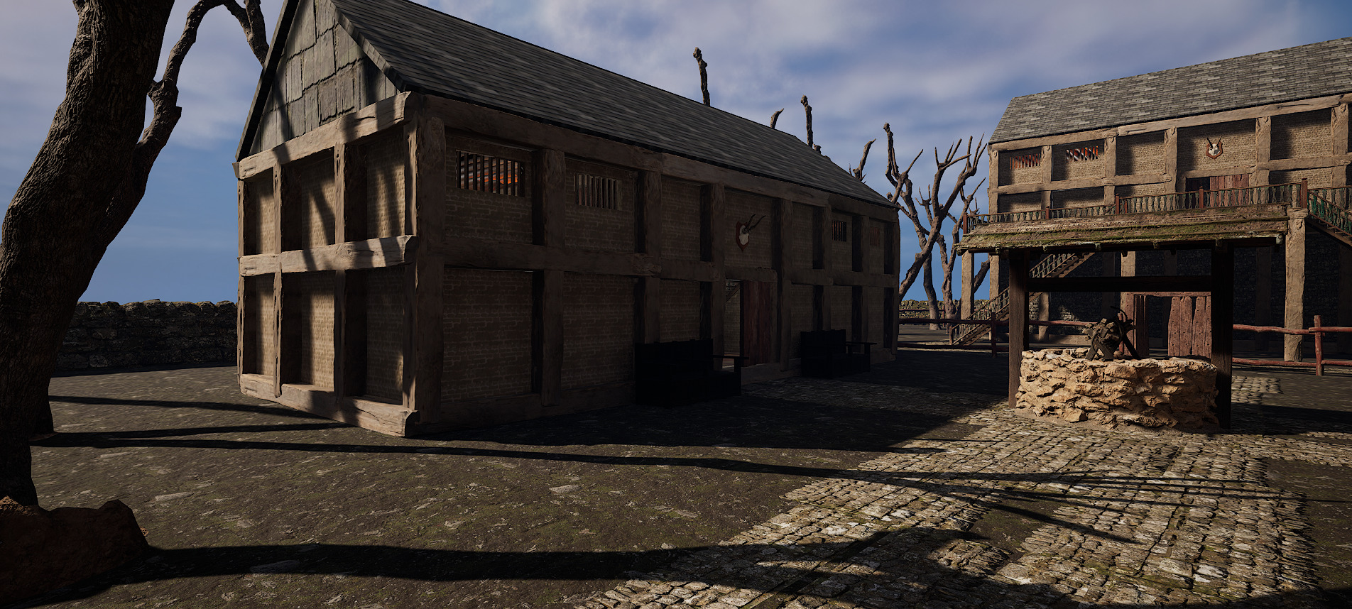 Village Environment Interior Exterior 3D model_5