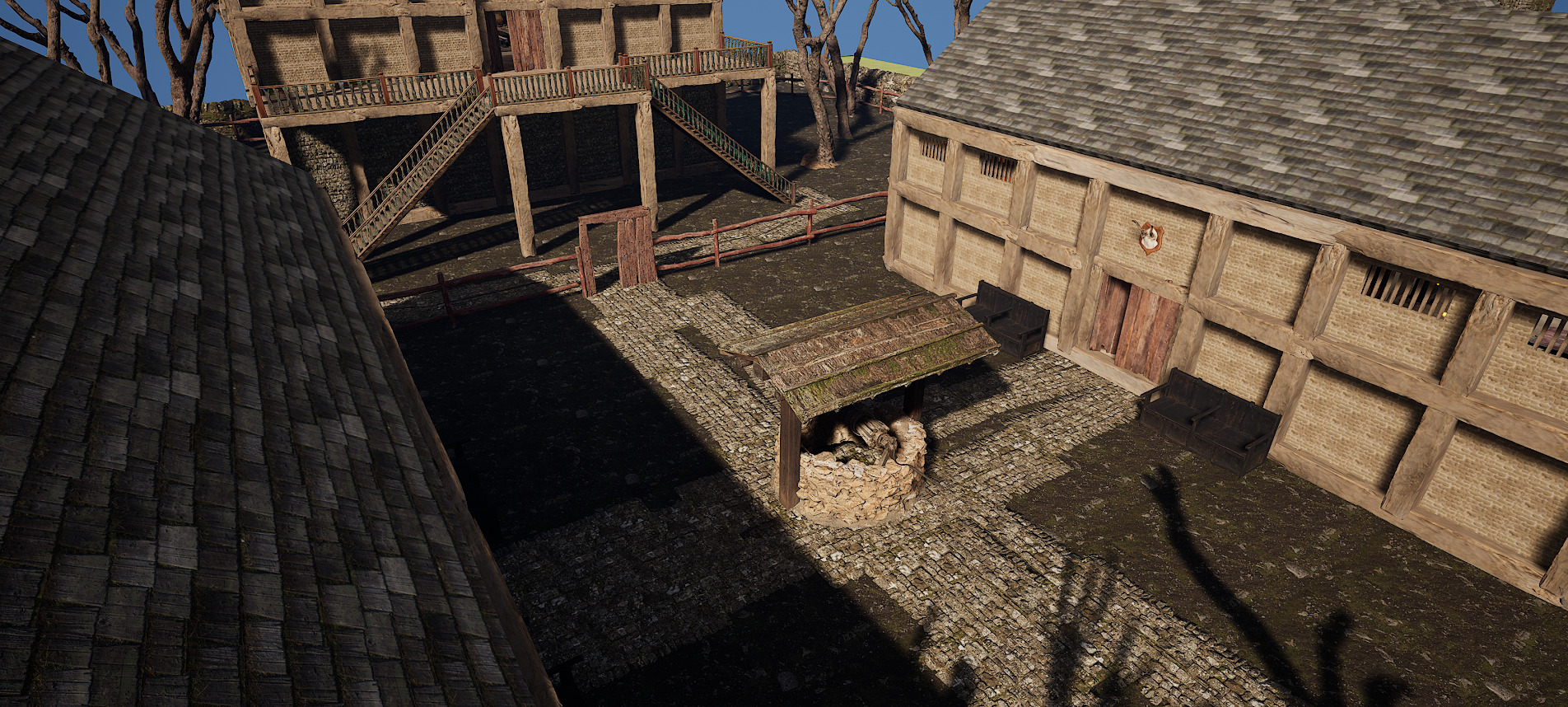 Village Environment Interior Exterior 3D model_3