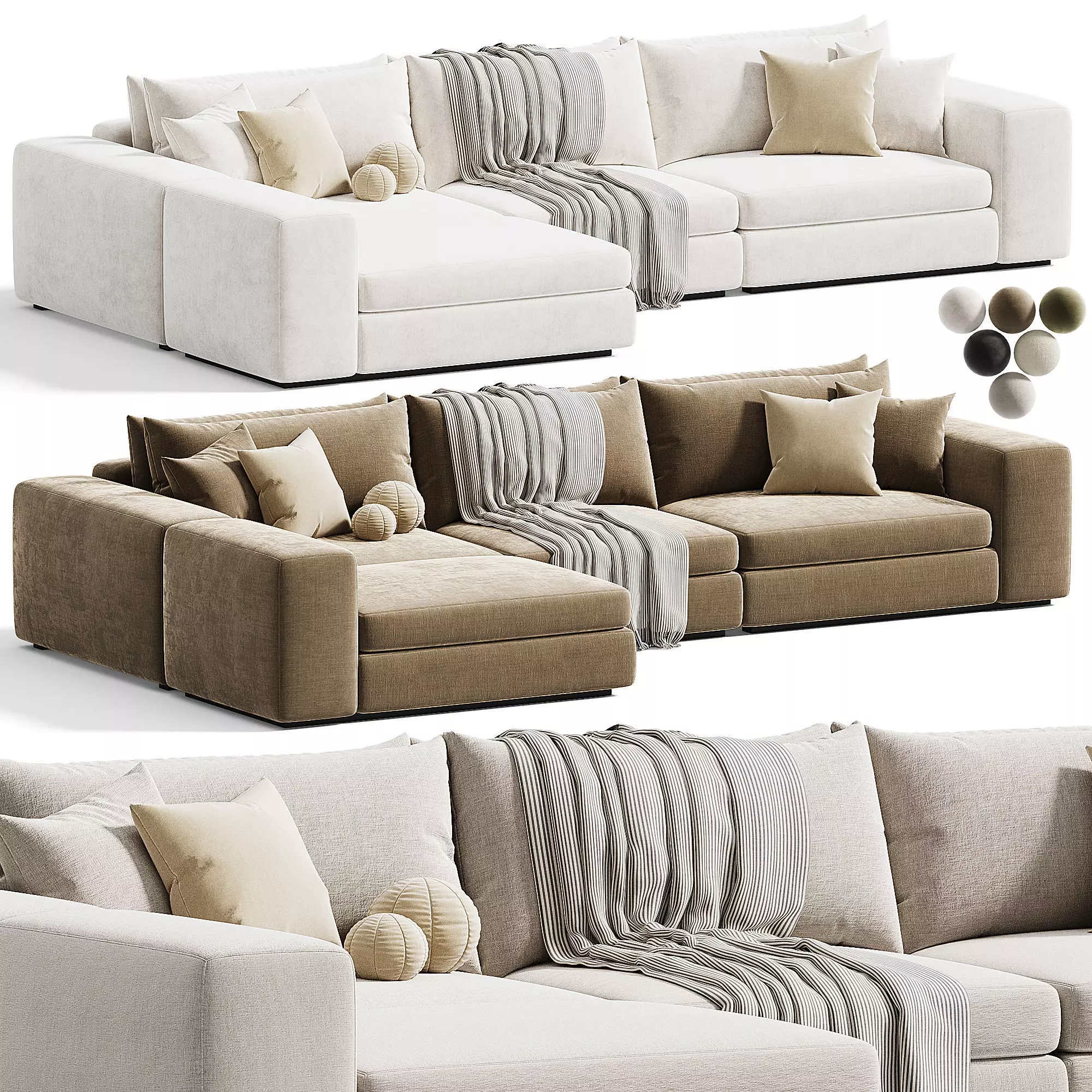 Sofa Vista Grande Lounge 3D model_0