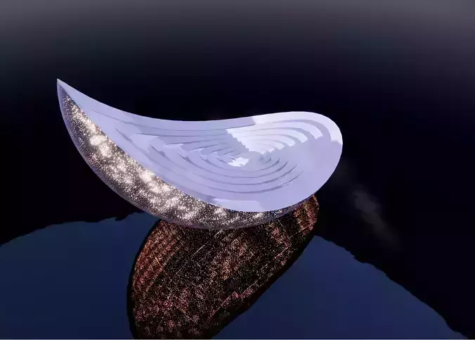 Abstract sculpture 3D model