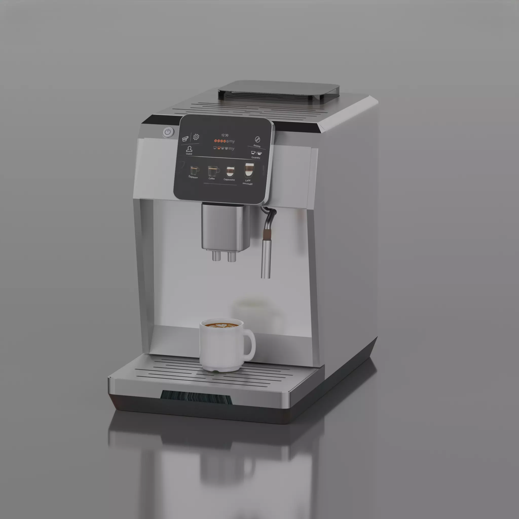 Coffee machine Free 3D model_0