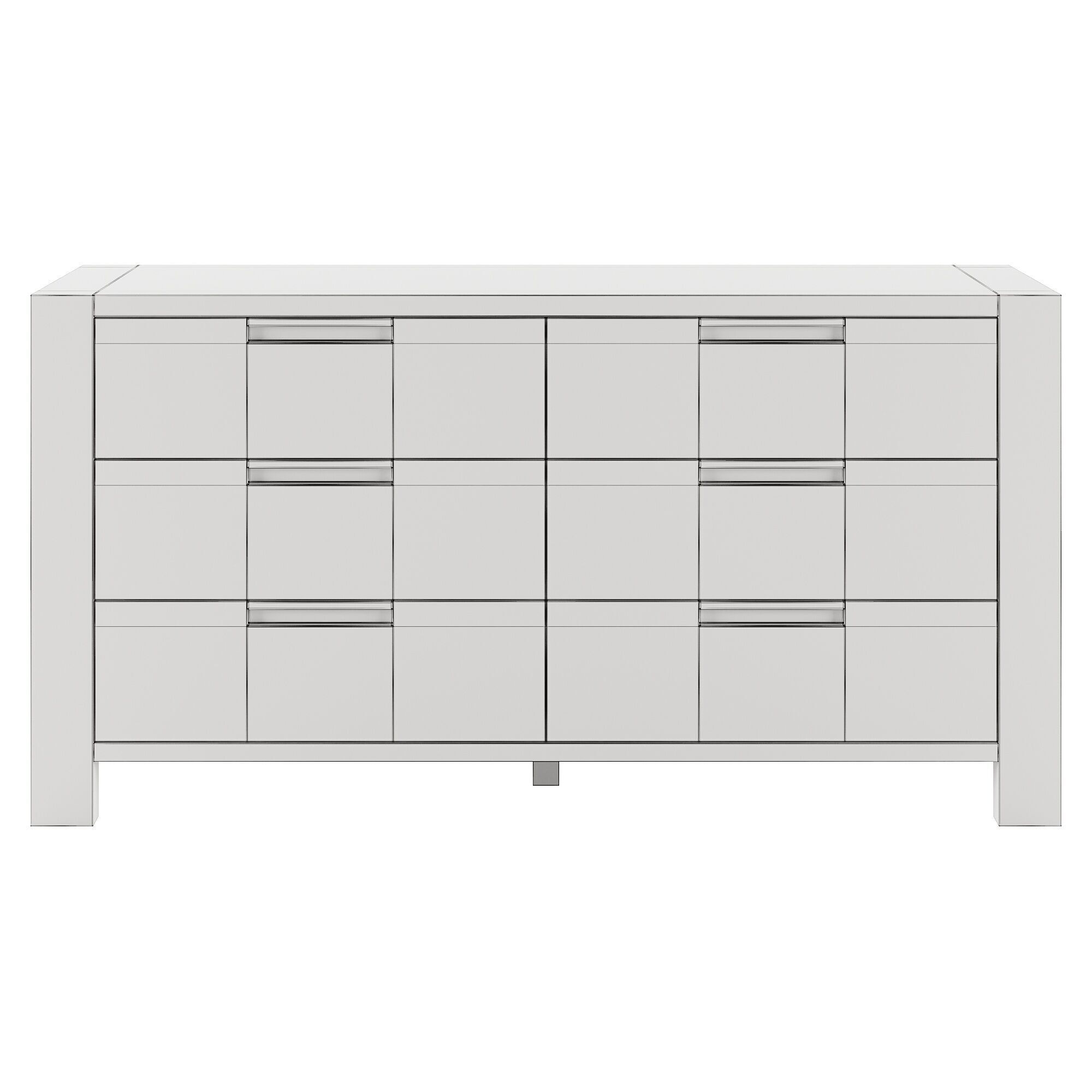 Brooks 6-Drawer Dresser 3D model_3