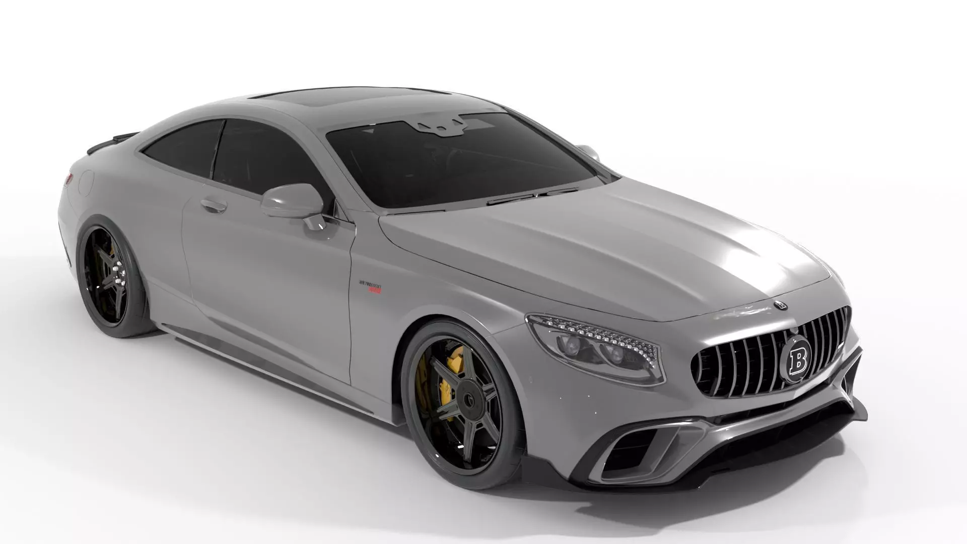 Mercedes Benz S63 Brabus Free 3D model
