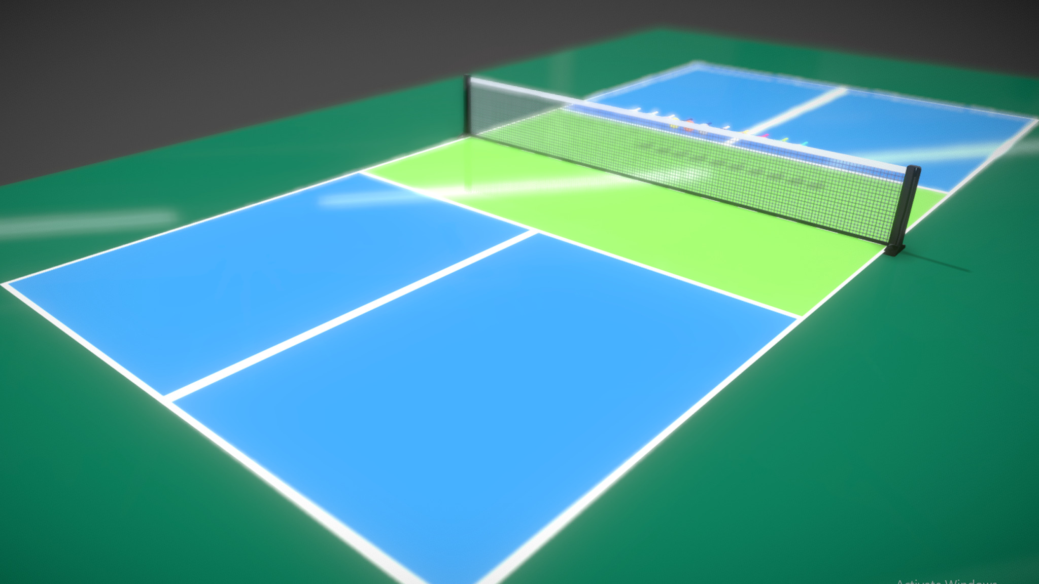 Pickelball Collection Low-poly 3D model_11