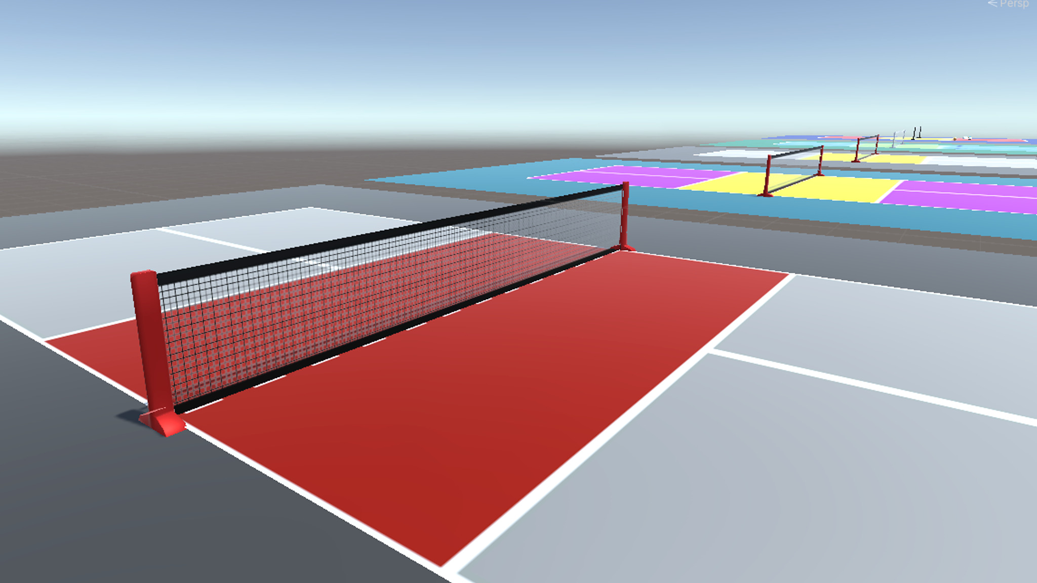 Pickelball Collection Low-poly 3D model_8