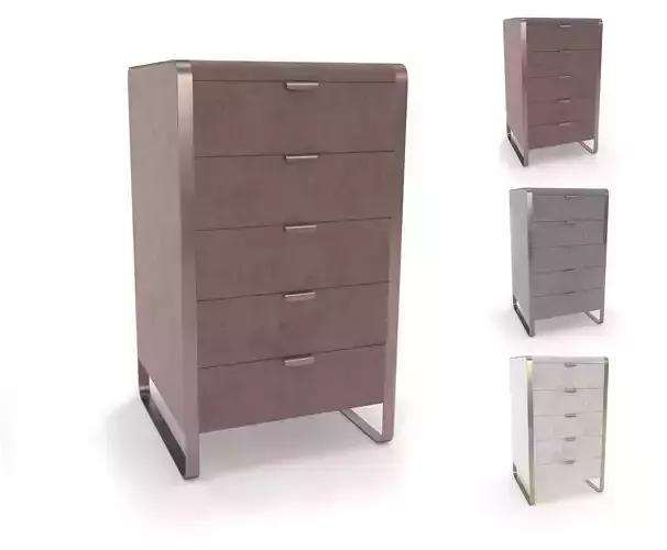 Cantori Elvis Tall Boy dresser Chest of drawer 3D model