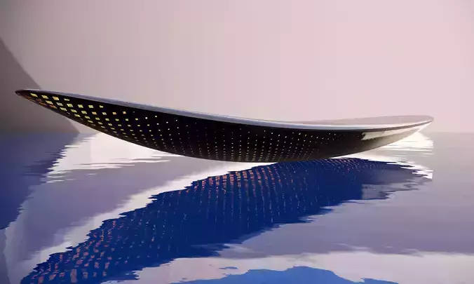 Modern art abstract sculpture 3d model