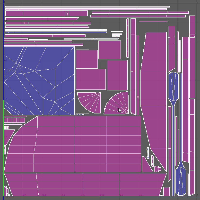 Old wooden boat 3D model Low-poly 3D model_11