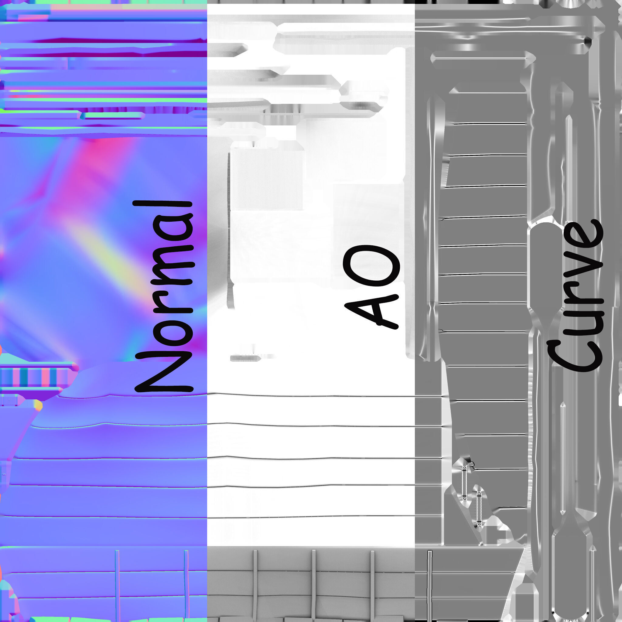 Old wooden boat 3D model Low-poly 3D model_10