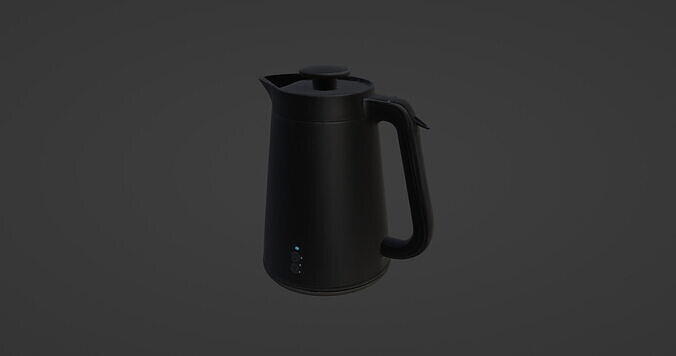 Modern Electric Kettle 3D Model 3D model