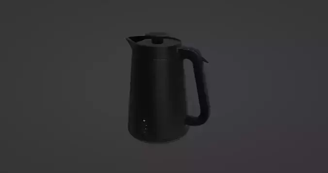 Modern Electric Kettle 3D Model