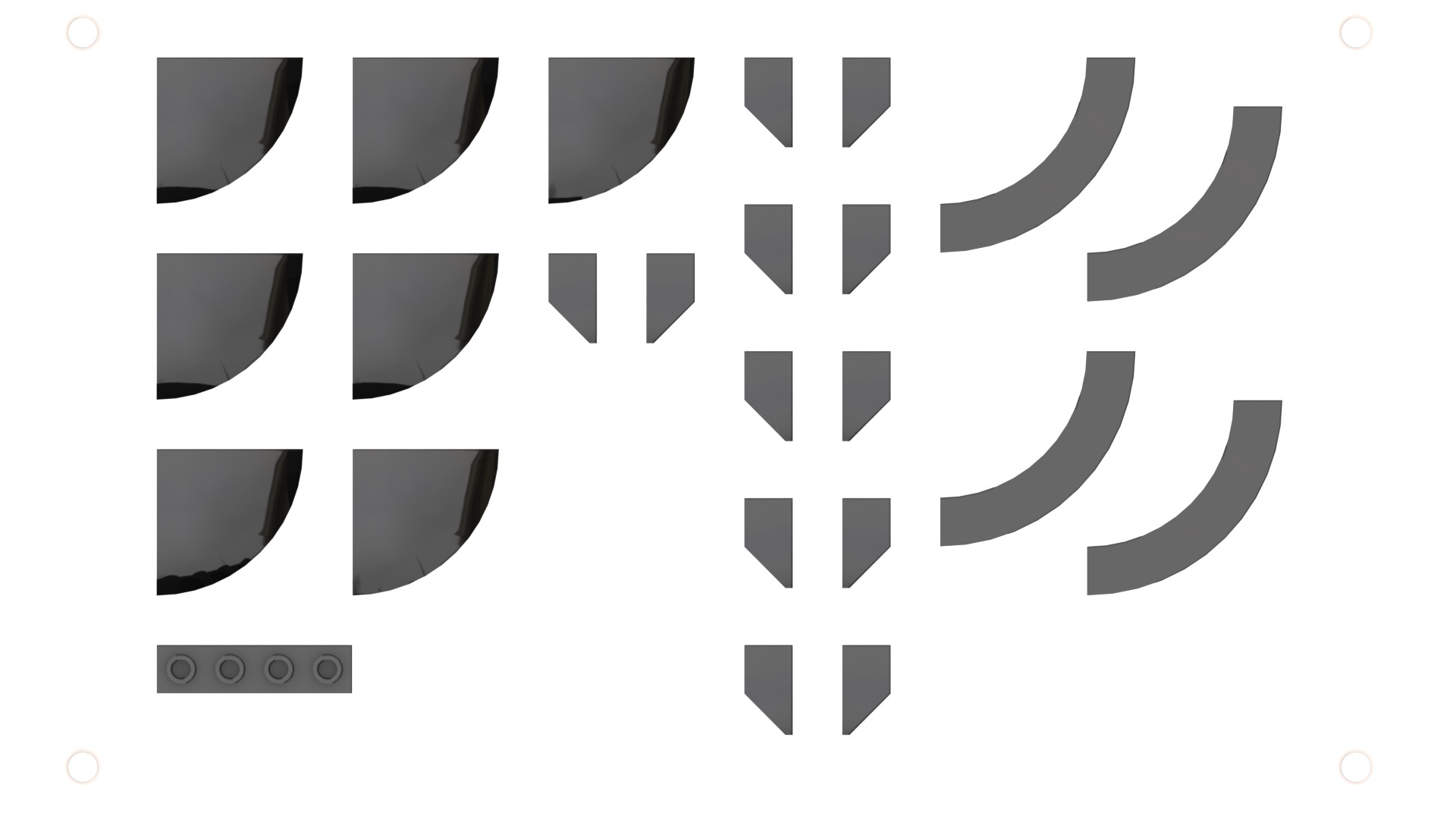 TwindBricks3D - 21349 Tuxedo Cat - High version   3D print model_29