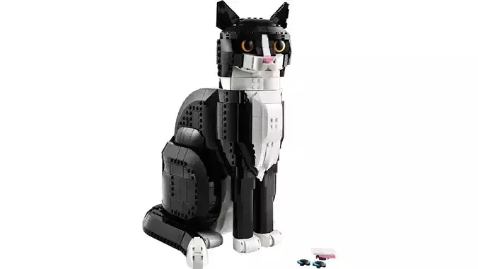 TwindBricks3D - 21349 Tuxedo Cat - High version   3D print model