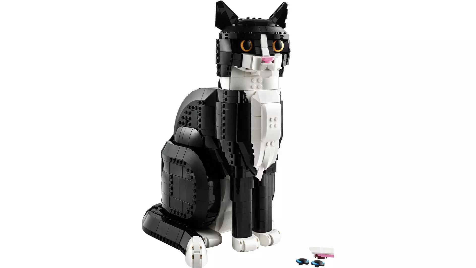 TwindBricks3D - 21349 Tuxedo Cat - High version   3D print model_0
