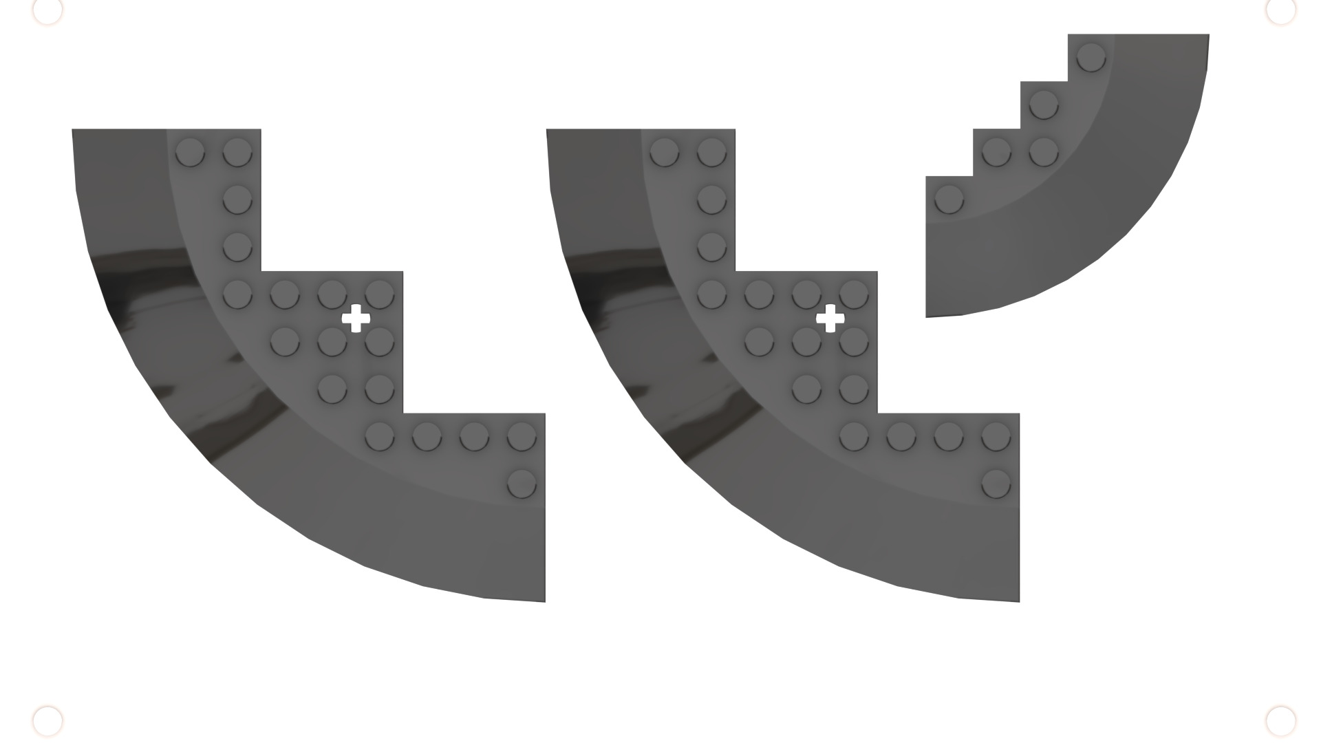 TwindBricks3D - 21349 Tuxedo Cat - High version   3D print model_4