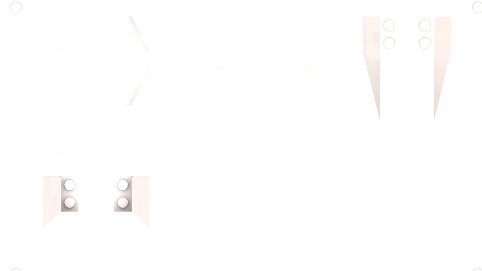 TwindBricks3D - 21349 Tuxedo Cat - High version   3D print model_21