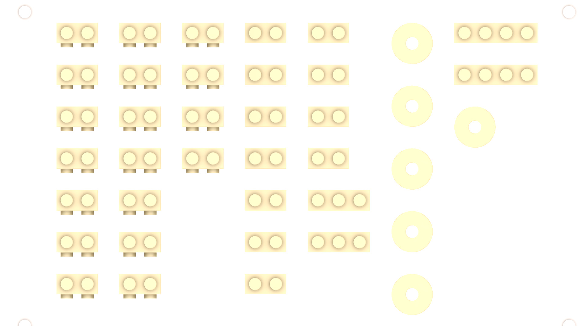 TwindBricks3D - 21349 Tuxedo Cat - High version   3D print model_26