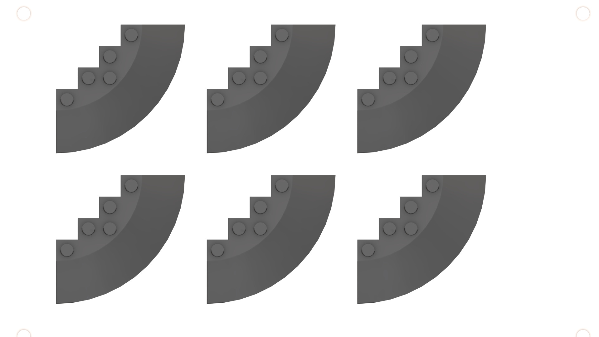 TwindBricks3D - 21349 Tuxedo Cat - High version   3D print model_3