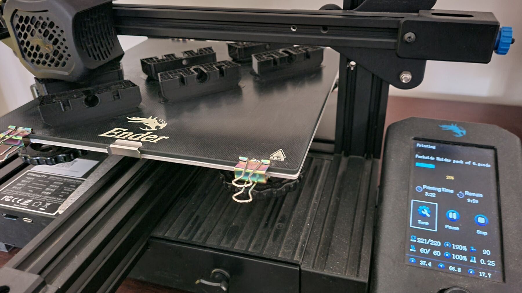 Parkside battery holder 6 battery 3D print model_3