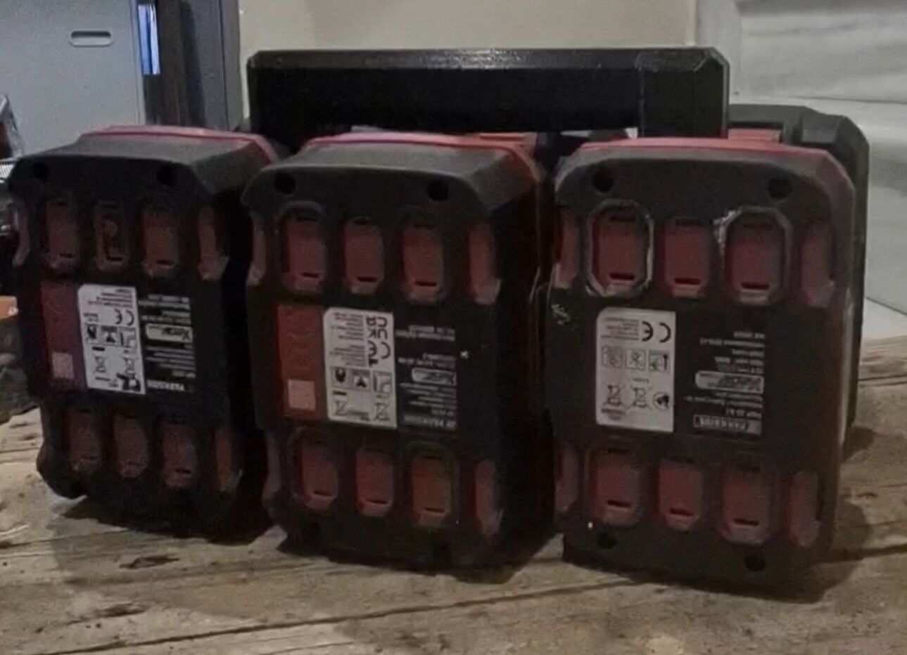 Parkside battery holder 6 battery 3D print model_1