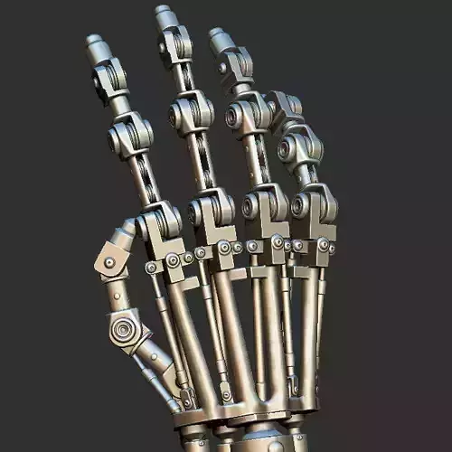 Terminator 2 Endoskeleton arm 3D print model