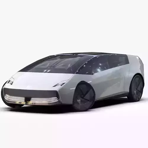Honda Saloon New Concept Low-poly 3D model