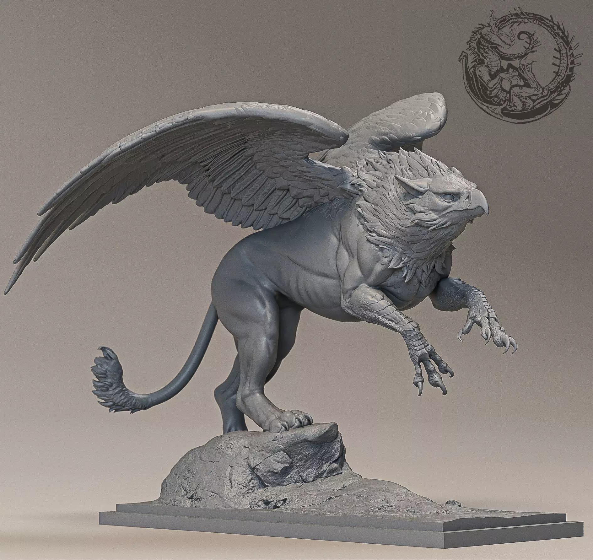 griffin 3D print model_0