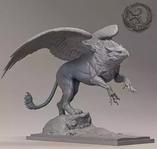 griffin 3D print model