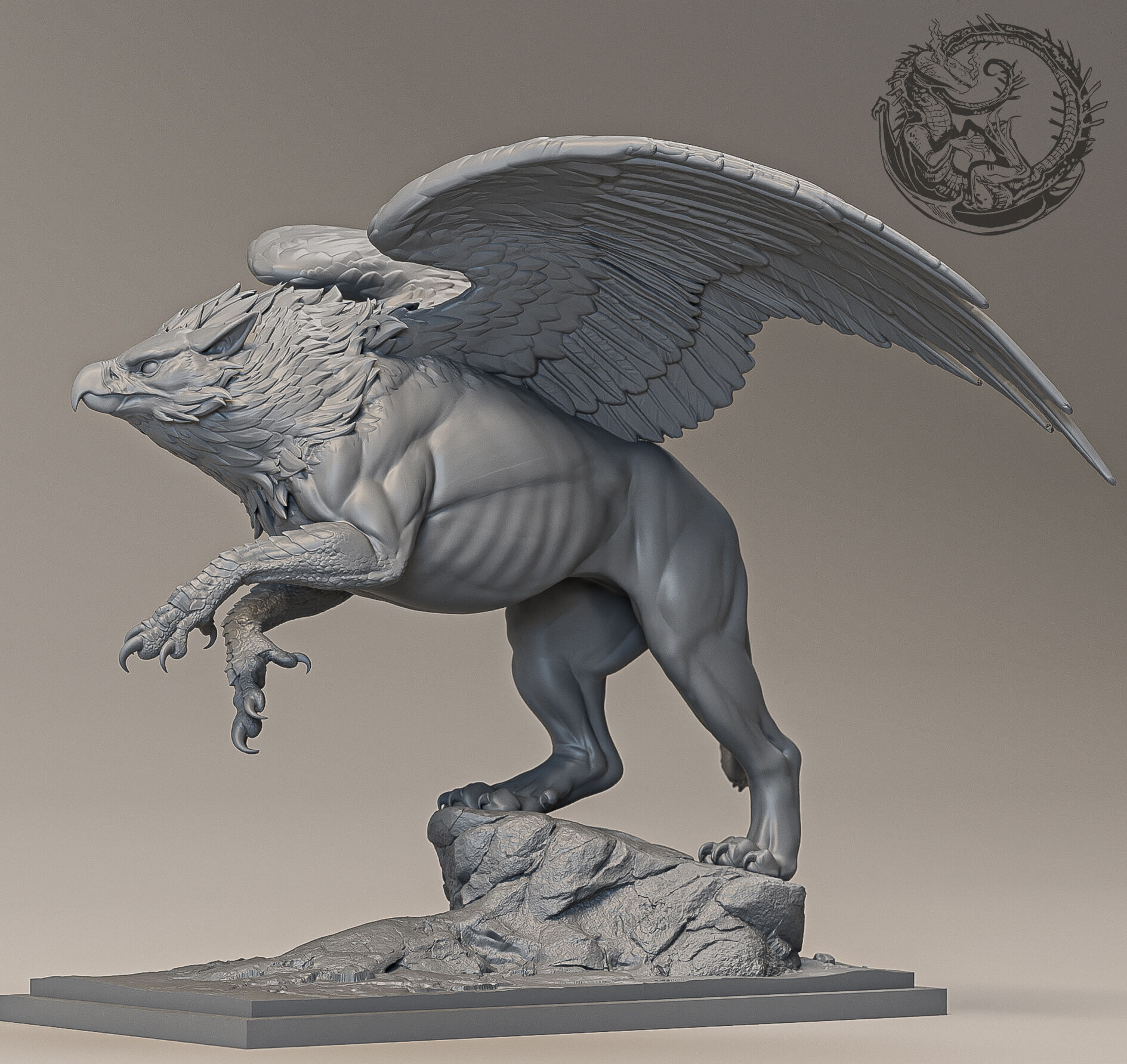 griffin 3D print model_1