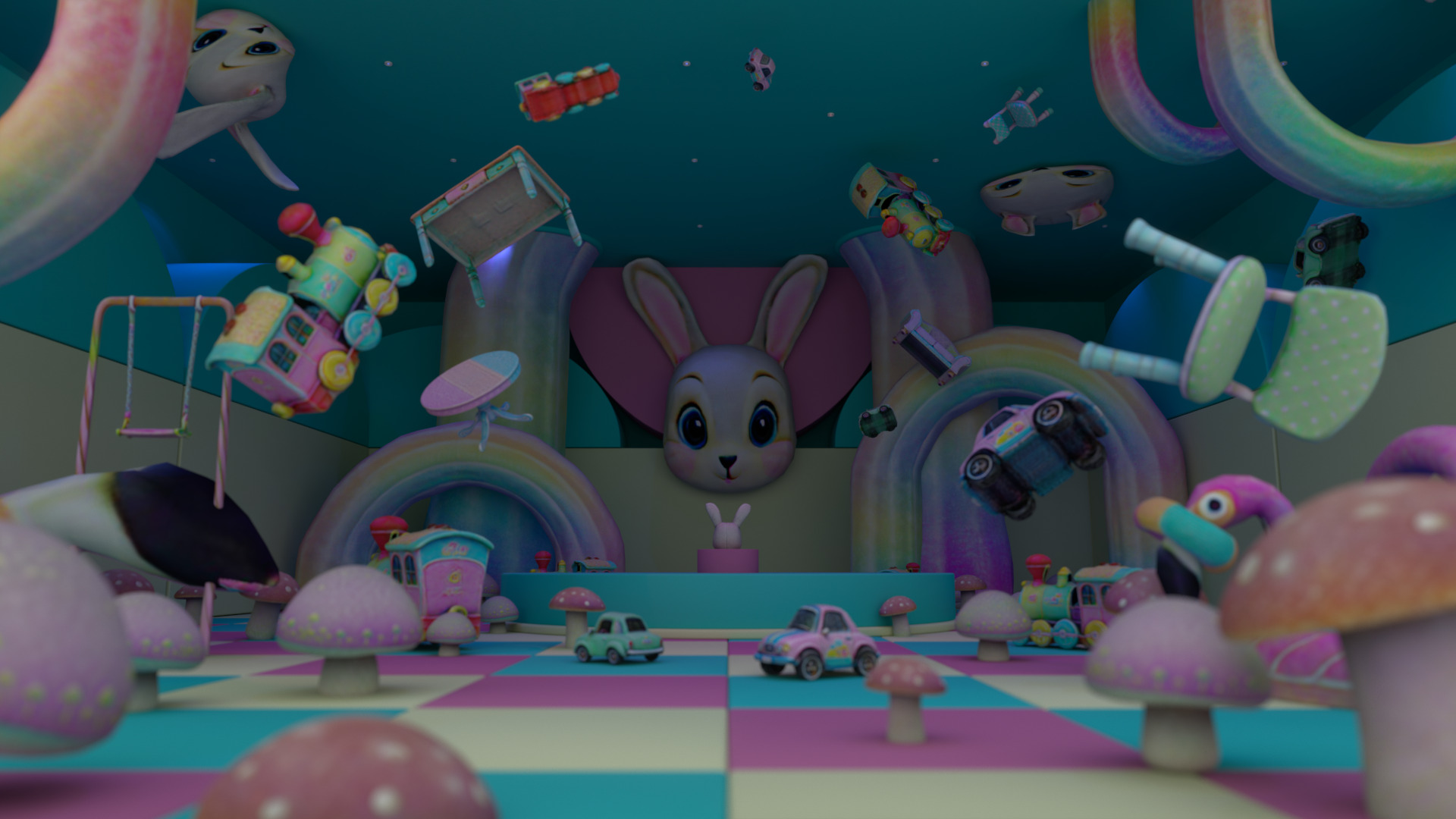 Dreamcore Assets Pack Low-poly 3D model_1