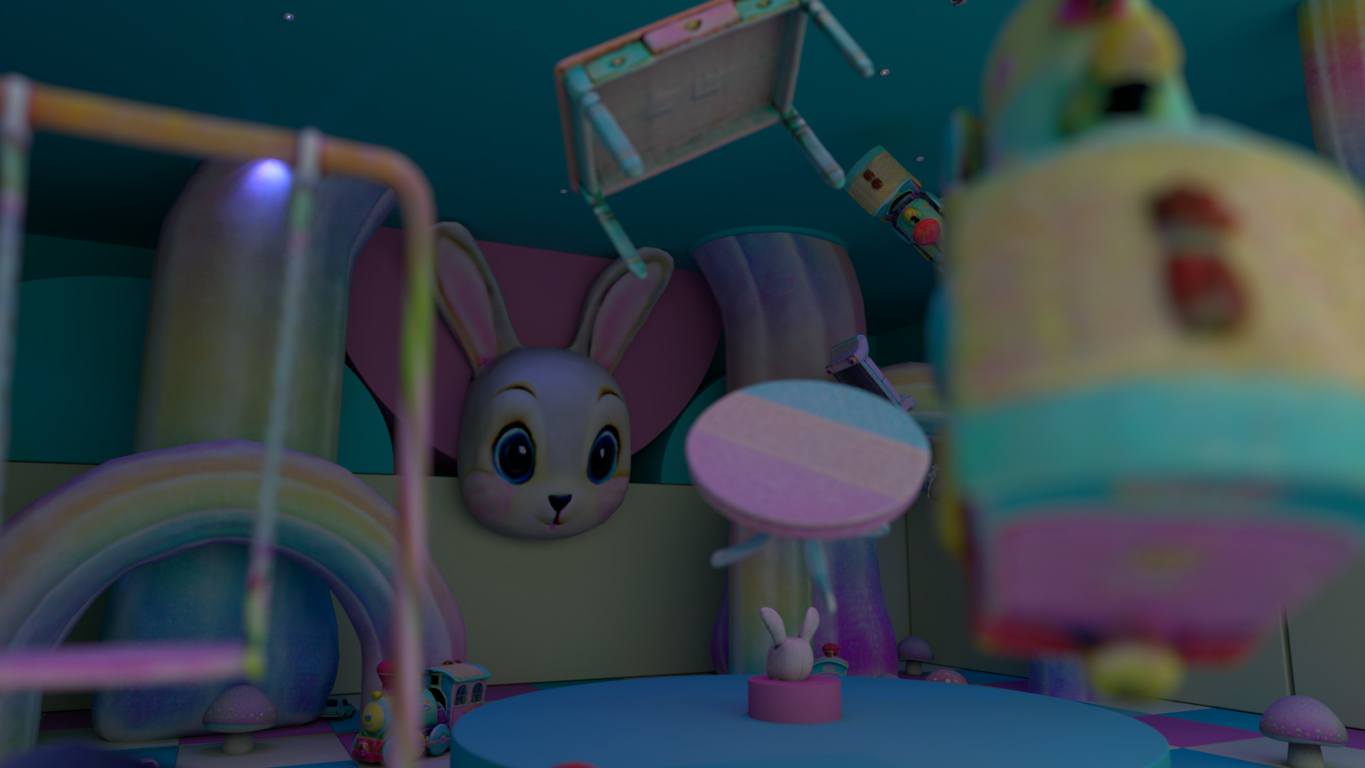 Dreamcore Assets Pack Low-poly 3D model_4