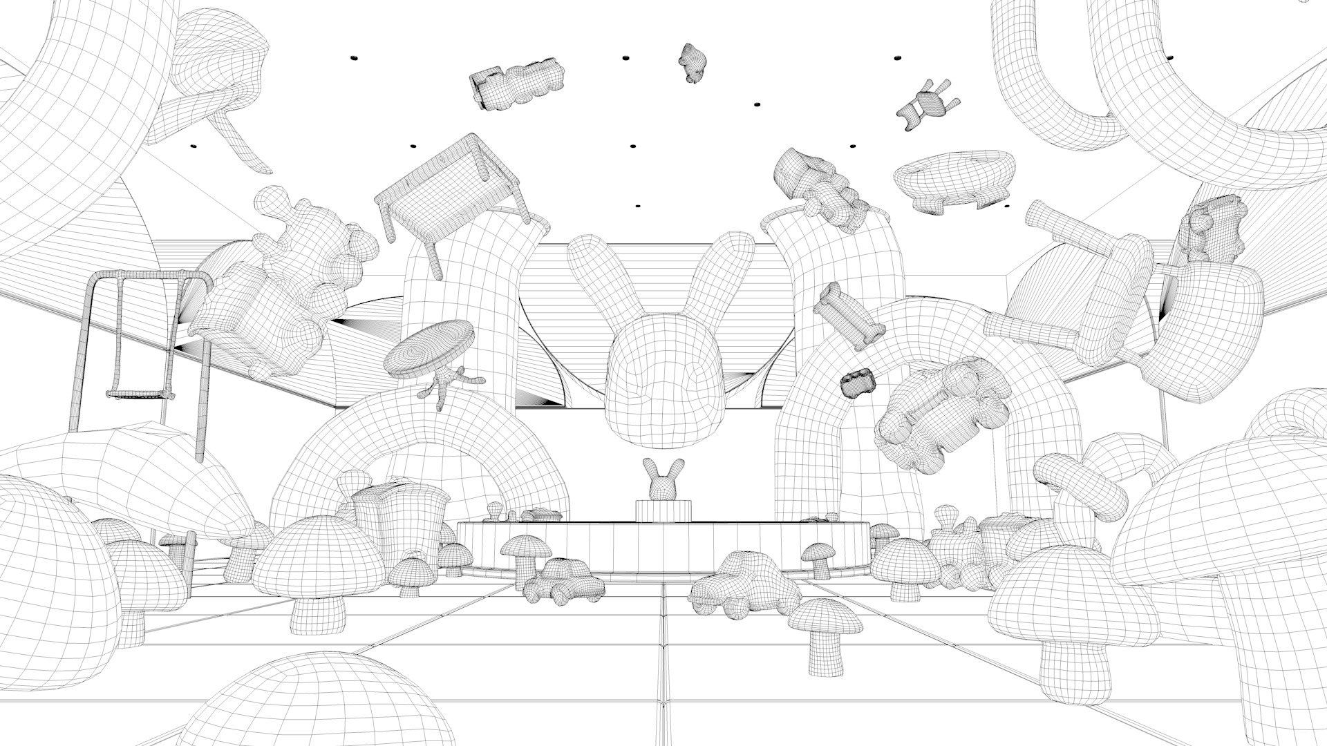 Dreamcore Assets Pack Low-poly 3D model_6