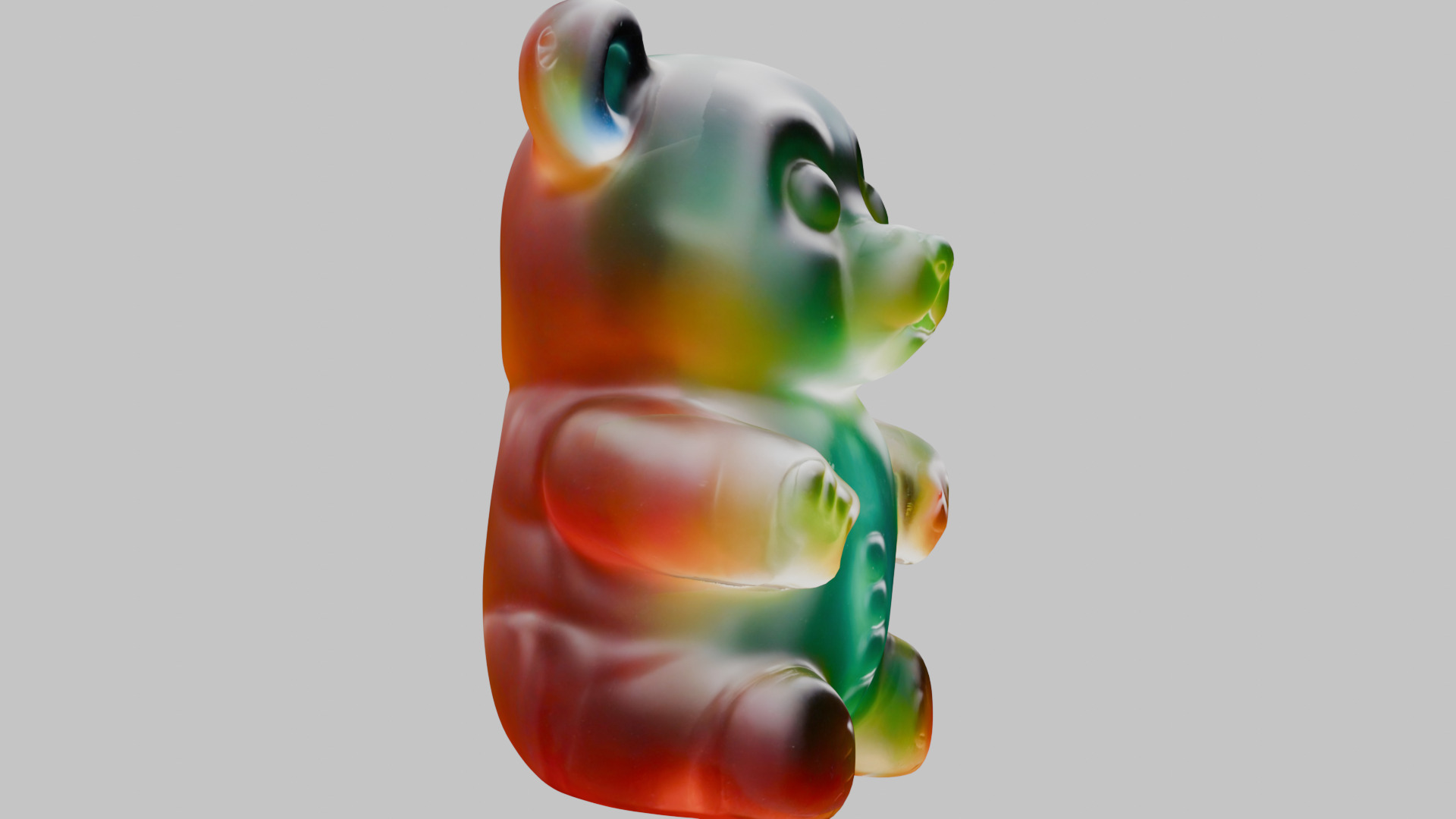 gummy bear Low-poly 3D model_10
