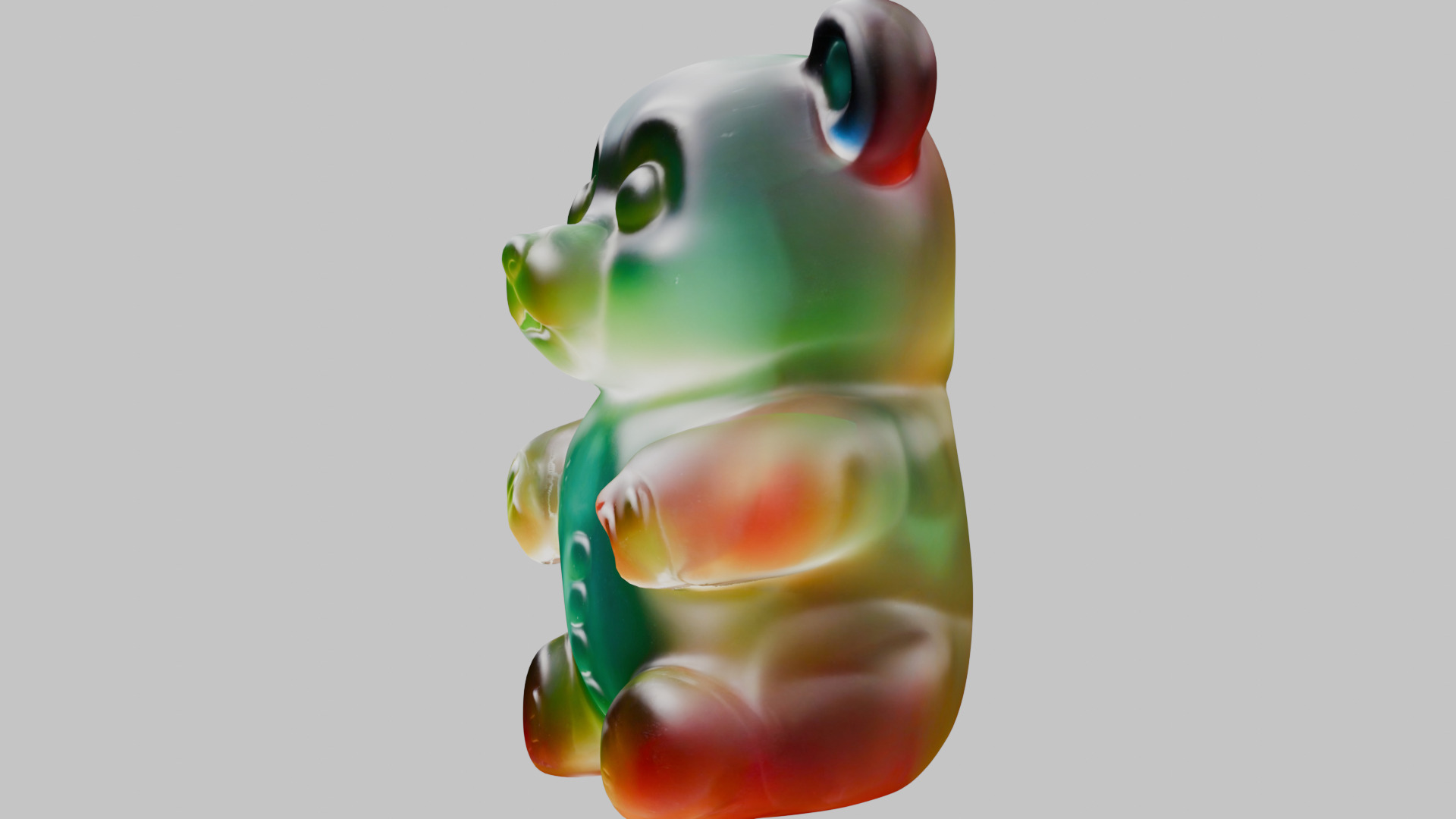 gummy bear Low-poly 3D model_5