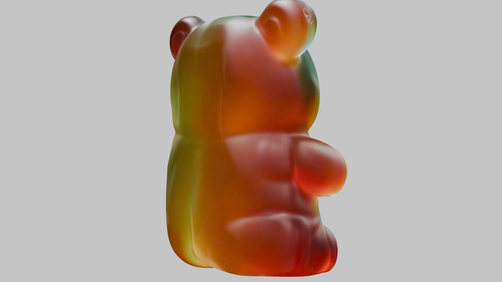 gummy bear Low-poly 3D model_13
