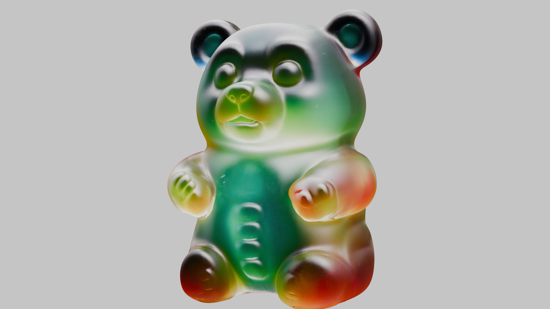 gummy bear Low-poly 3D model_7