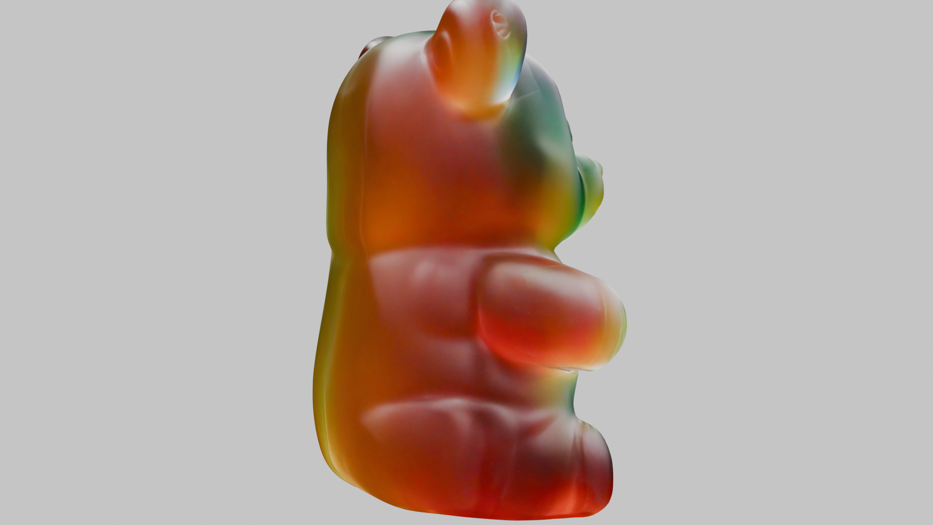 gummy bear Low-poly 3D model_12