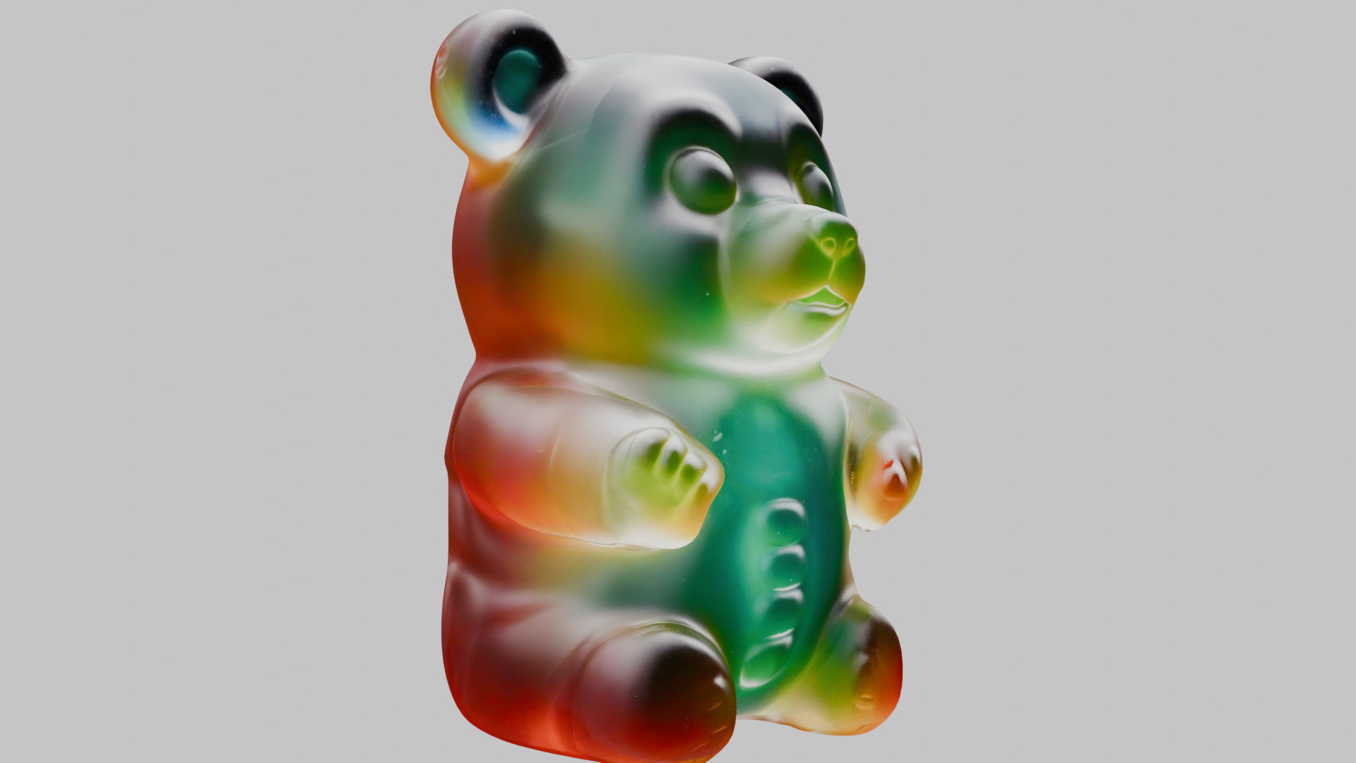 gummy bear Low-poly 3D model_9