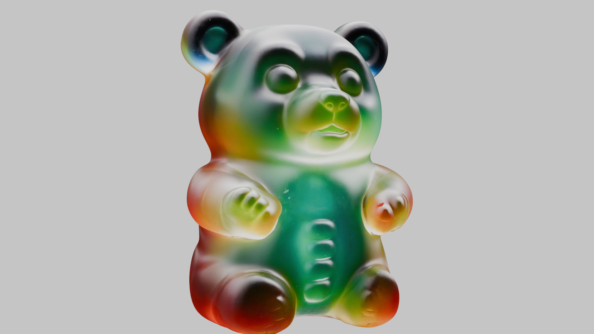 gummy bear Low-poly 3D model_8