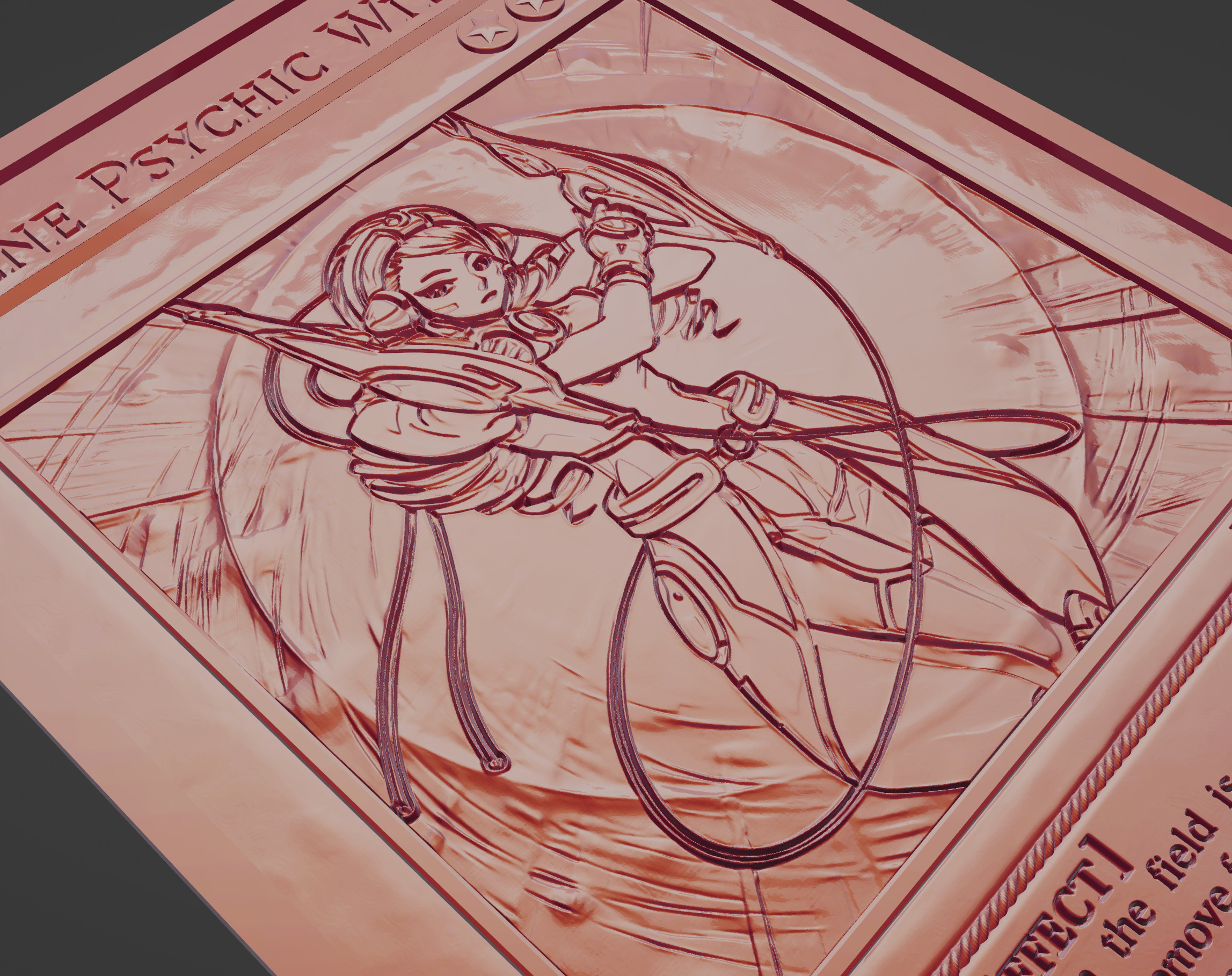 Serene Psychic Witch - yu-gi-oh 3D print model_2