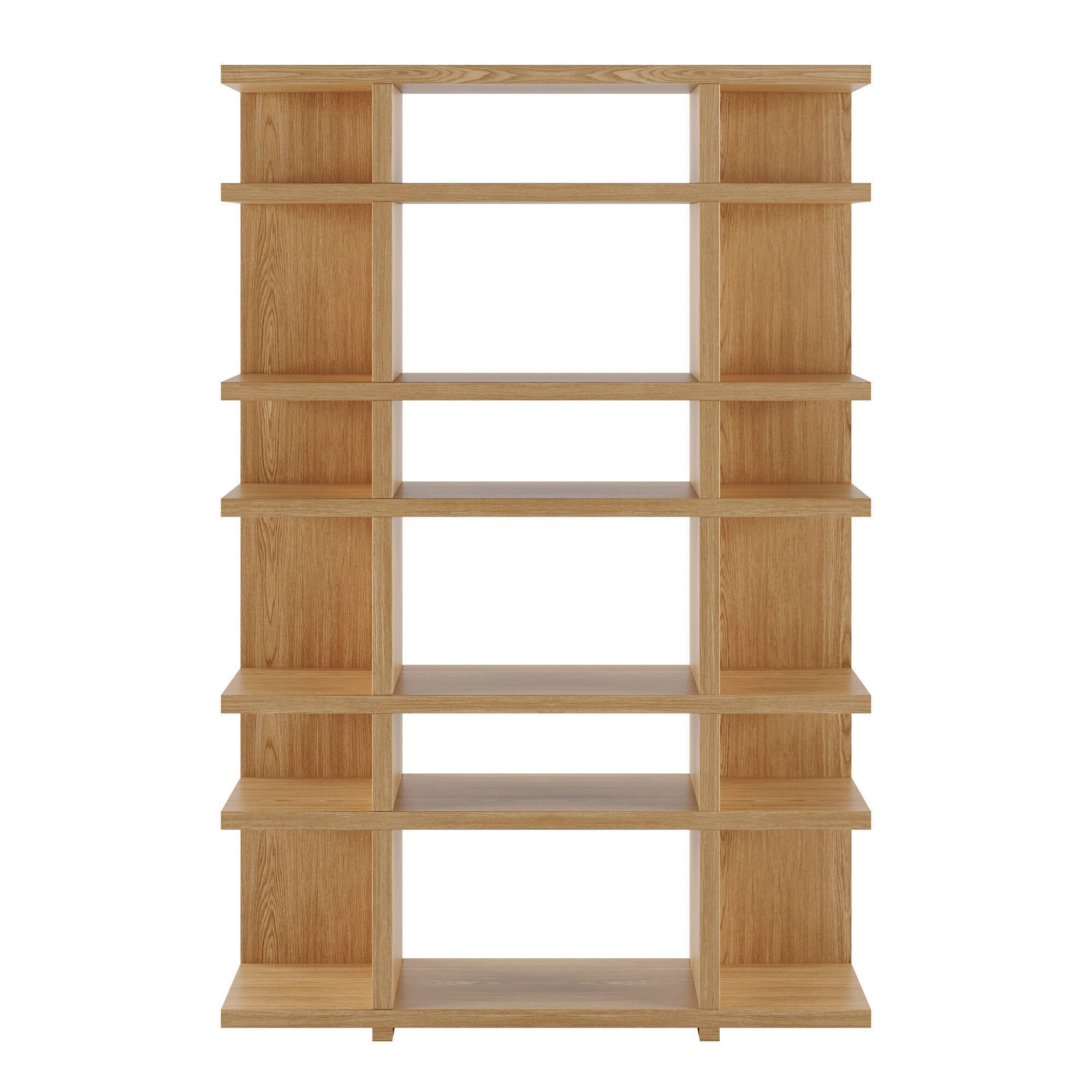Wallace Modular Narrow Shelf Unit 3D model_5