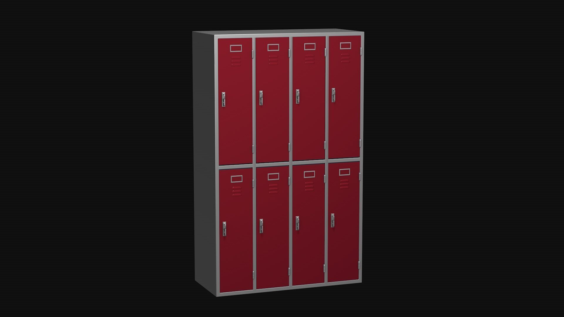 Cupboard Garage furniture R5 3D model_1